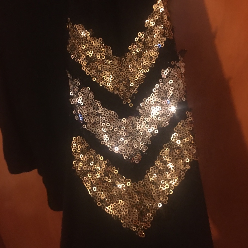 Ladies Glitter Sleeve Sweater